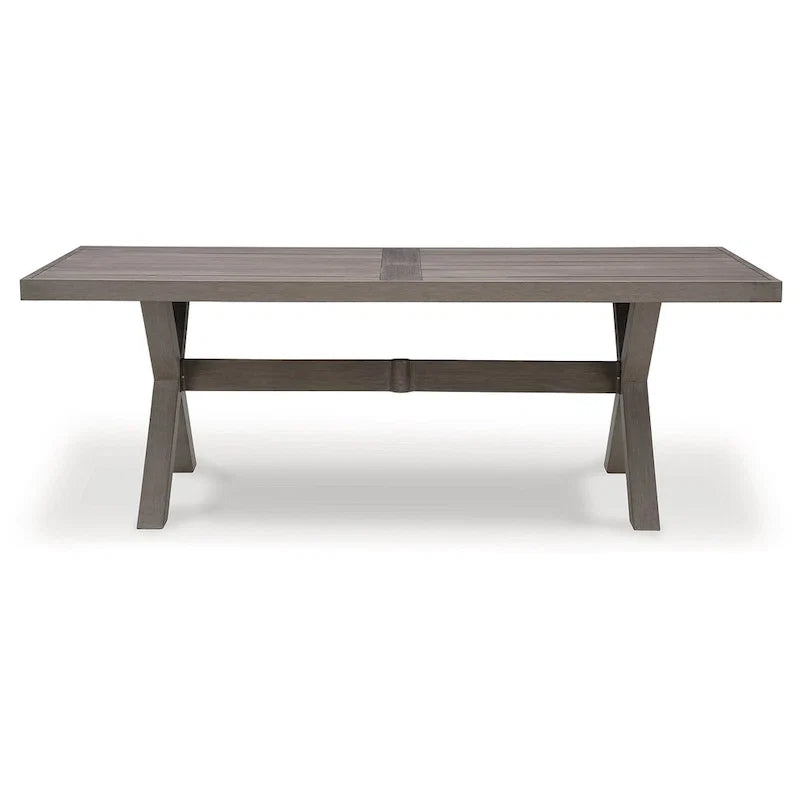 Signature Design by Ashley Hillside Barn Brown Outdoor Dining Table - 84 W x 42 D x 29 H
