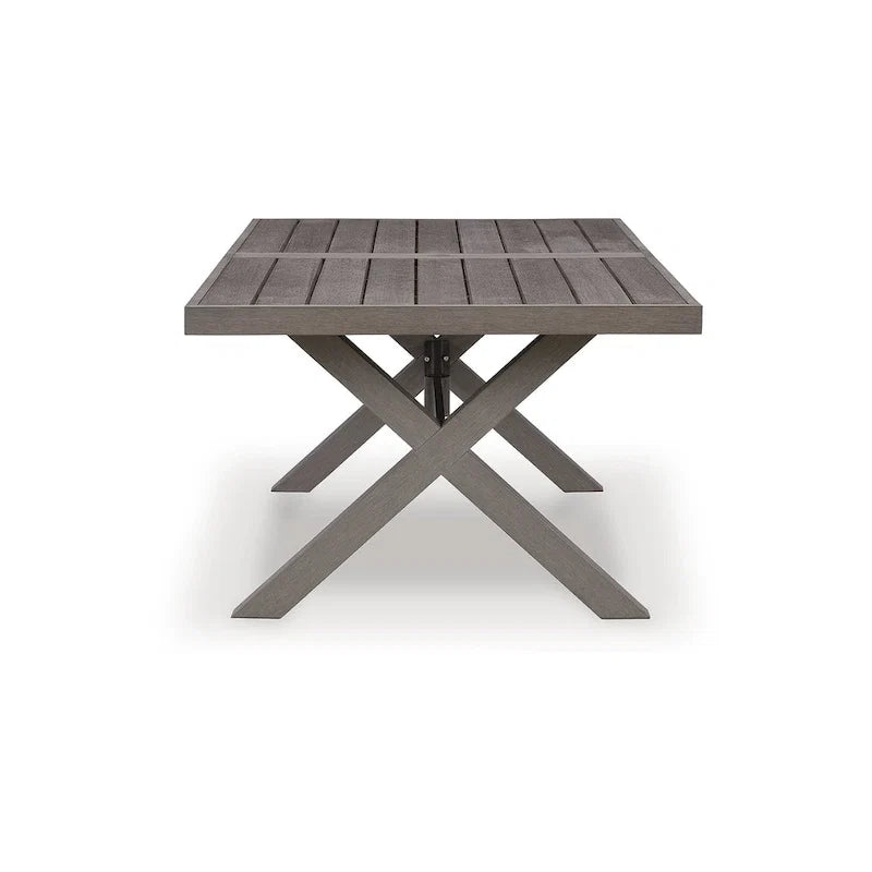 Signature Design by Ashley Hillside Barn Brown Outdoor Dining Table - 84 W x 42 D x 29 H