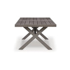 Signature Design by Ashley Hillside Barn Brown Outdoor Dining Table - 84 W x 42 D x 29 H