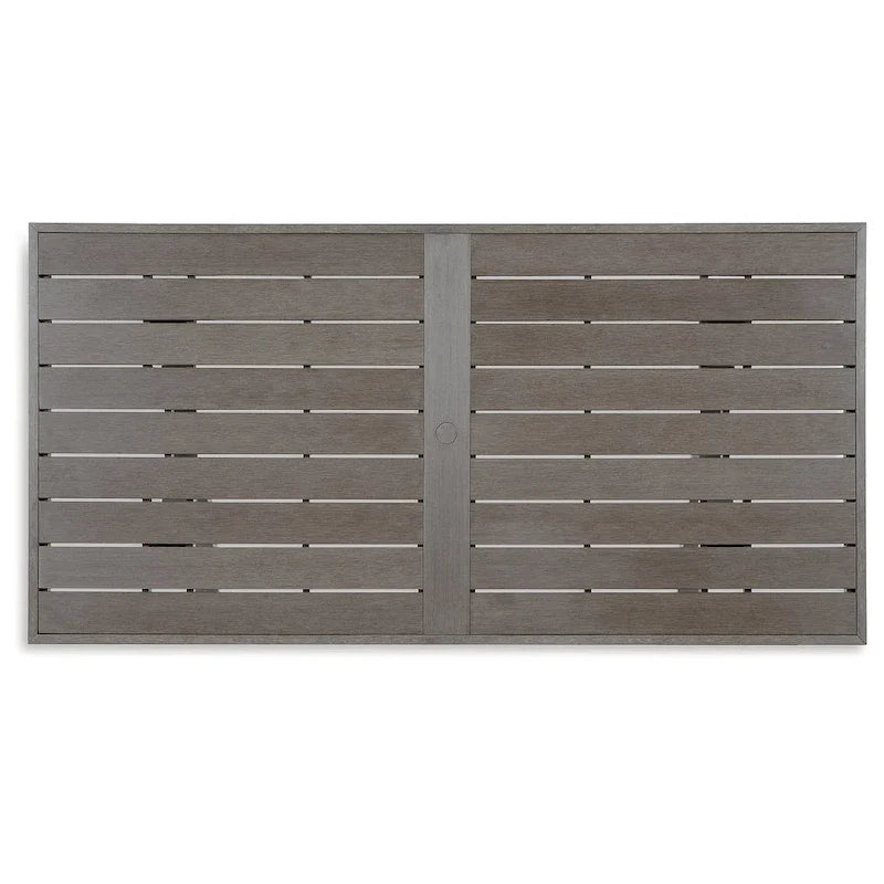 Signature Design by Ashley Hillside Barn Brown Outdoor Dining Table - 84 W x 42 D x 29 H