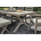 Signature Design by Ashley Hillside Barn Brown Outdoor Dining Table - 84 W x 42 D x 29 H