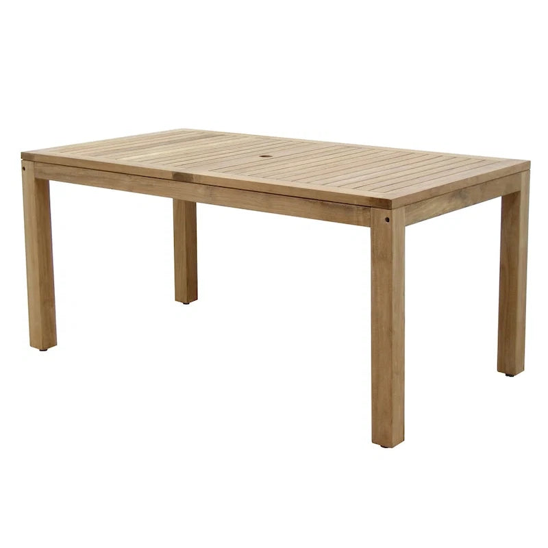 Amazonia Florente Outdoor Patio Teak Dining Rectangular Table