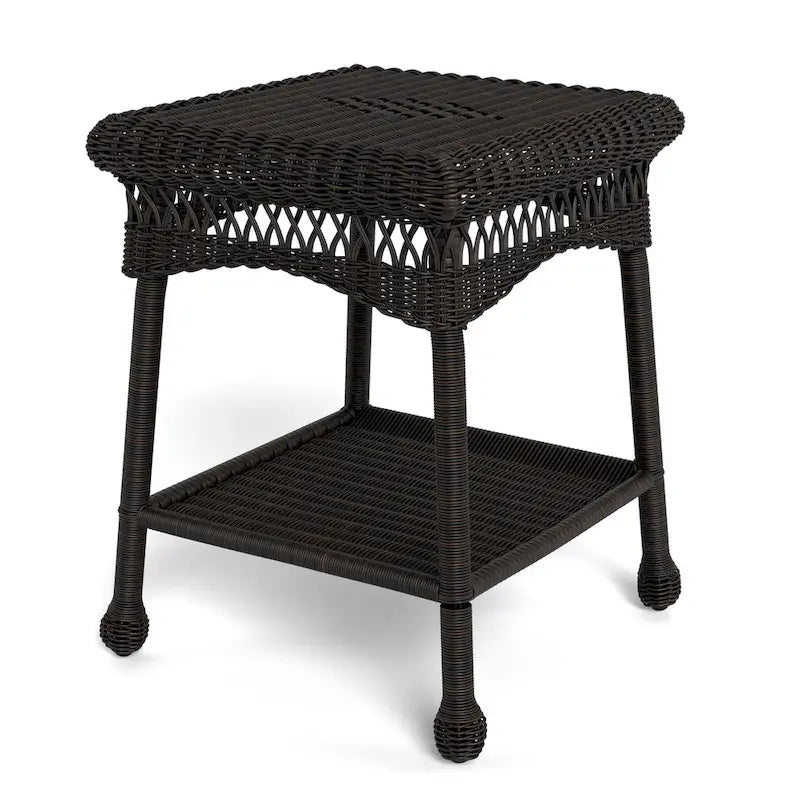 Portside Classic Dark Roast Rocking Chair Set (3-Piece)