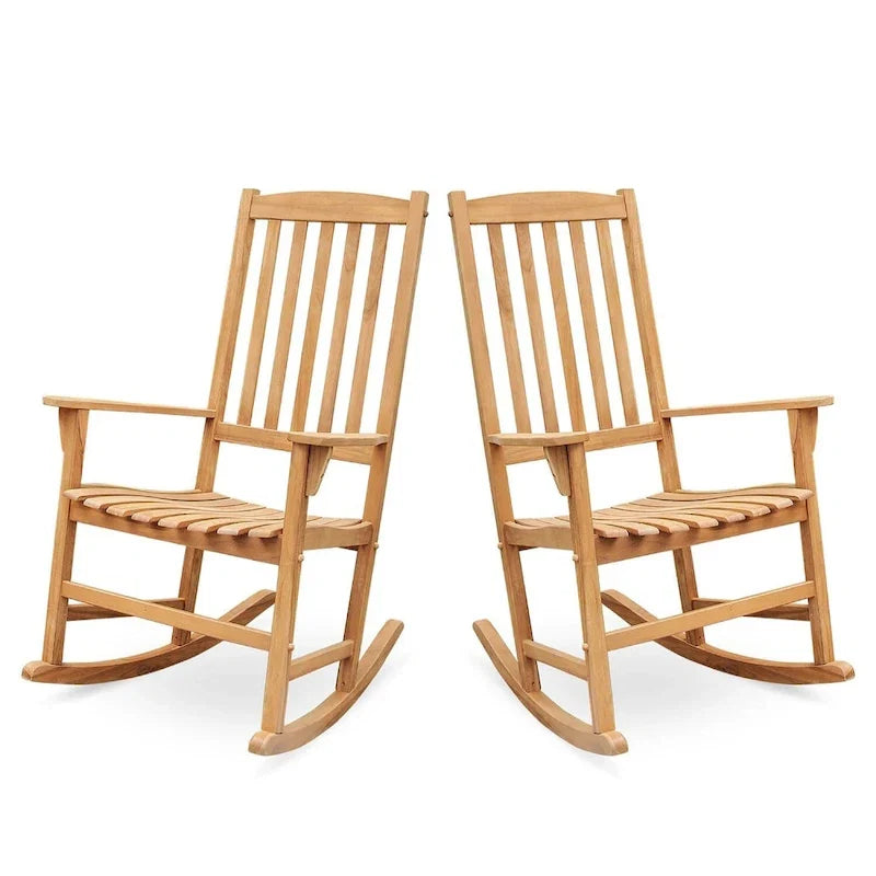 Cambridge Casual Alston 2-piece Teak Outdoor Rocking Chair