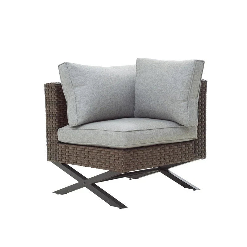 Patio Festival X-Leg 3-Piece Outdoor Sofa