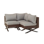 Patio Festival X-Leg 3-Piece Outdoor Sofa