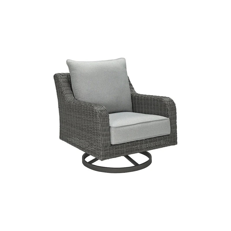 Elite Park Outdoor Swivel Lounge Chair - 32.25 W x 34 D x 33 H