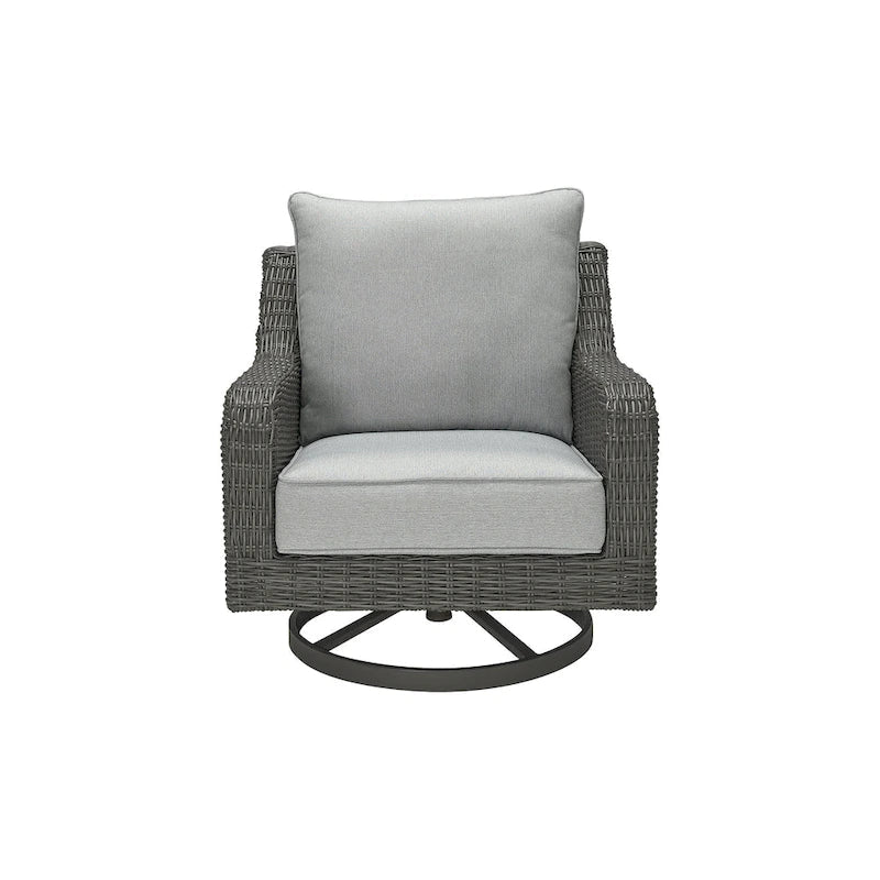 Elite Park Outdoor Swivel Lounge Chair - 32.25 W x 34 D x 33 H