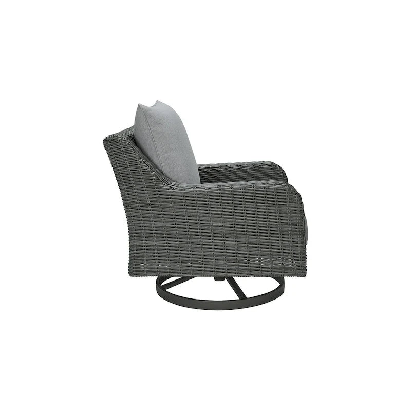 Elite Park Outdoor Swivel Lounge Chair - 32.25 W x 34 D x 33 H
