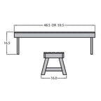 Highwood Weatherly 4-foot Eco-friendly Synthetic Wood Picnic Bench
