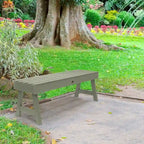 Highwood Weatherly 4-foot Eco-friendly Synthetic Wood Picnic Bench