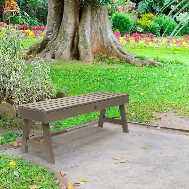 Highwood Weatherly 4-foot Eco-friendly Synthetic Wood Picnic Bench