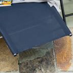Outsunny Zero Gravity Chaise Rocker Patio Lounge Chairs with Recliner w/ Detachable Pillow & Weather-Fighting Fabric, Black