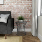 The Novogratz Poolside Gossip Collection Roberta Outdoor/Indoor Side Table