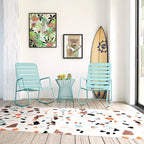 The Novogratz Poolside Gossip Collection Roberta Outdoor/Indoor Side Table
