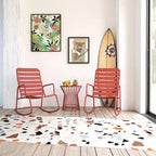 The Novogratz Poolside Gossip Collection Roberta Outdoor/Indoor Side Table