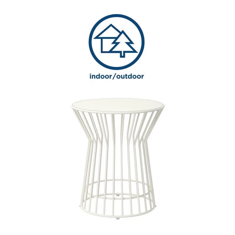 The Novogratz Poolside Gossip Collection Roberta Outdoor/Indoor Side Table