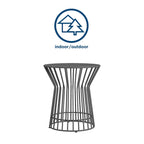 The Novogratz Poolside Gossip Collection Roberta Outdoor/Indoor Side Table