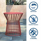 The Novogratz Poolside Gossip Collection Roberta Outdoor/Indoor Side Table