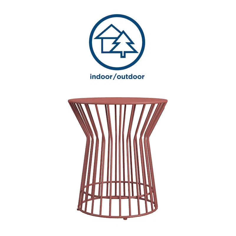 The Novogratz Poolside Gossip Collection Roberta Outdoor/Indoor Side Table