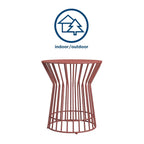 The Novogratz Poolside Gossip Collection Roberta Outdoor/Indoor Side Table