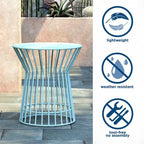 The Novogratz Poolside Gossip Collection Roberta Outdoor/Indoor Side Table