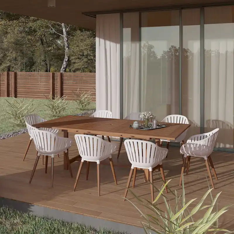 Amazonia 100% FSC Certified Wood Sant Louis Outdoor Patio Dining Set