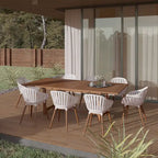 Amazonia 100% FSC Certified Wood Sant Louis Outdoor Patio Dining Set