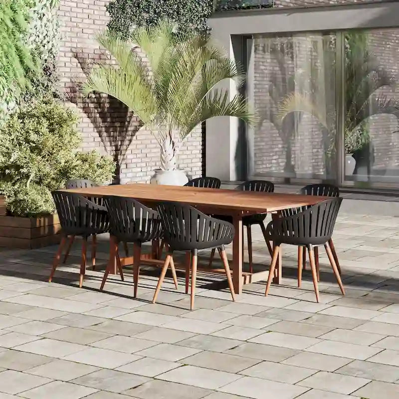 Amazonia 100% FSC Certified Wood Sant Louis Outdoor Patio Dining Set