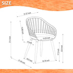 Amazonia 100% FSC Certified Wood Sant Louis Outdoor Patio Dining Set