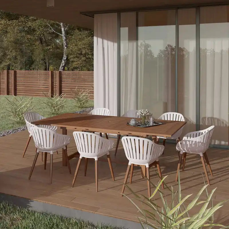 Amazonia 100% FSC Certified Wood Sant Louis Outdoor Patio Dining Set
