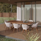 Amazonia 100% FSC Certified Wood Sant Louis Outdoor Patio Dining Set