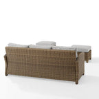 Crosley Bradenton 3Pc Outdoor Wicker Sofa Set - 81 W x 75 D x32.5 H