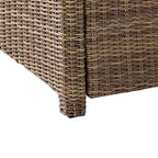 Crosley Bradenton 3Pc Outdoor Wicker Sofa Set - 81 W x 75 D x32.5 H