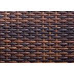 Ohana Outdoor Patio 20 Piece Mixed Brown Wicker Sofa and Dining Set