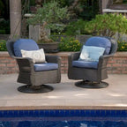 Outdoor swivel club chair