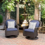 Outdoor swivel club chair
