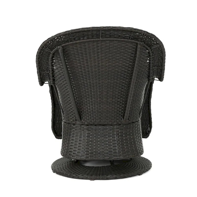Outdoor swivel club chair