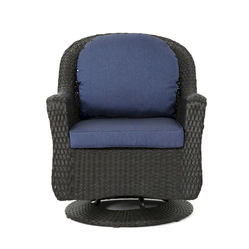 Outdoor swivel club chair