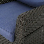 Outdoor swivel club chair