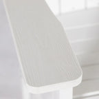 LUE BONA Plastic Patio Bar Stool Tall Adirondack Chairs,Bar Height Dining Chairs with Cup Holder