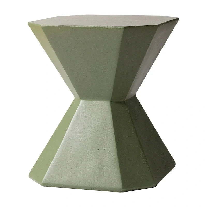 Azure 17-Inch Side Table in Fiberstone Accent End Table for Indoor and Outdoor