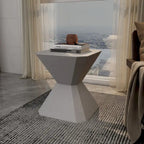 Azure 17-Inch Side Table in Fiberstone Accent End Table for Indoor and Outdoor
