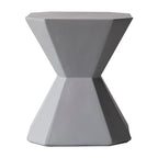 Azure 17-Inch Side Table in Fiberstone Accent End Table for Indoor and Outdoor