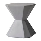 Azure 17-Inch Side Table in Fiberstone Accent End Table for Indoor and Outdoor