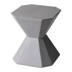 Azure 17-Inch Side Table in Fiberstone Accent End Table for Indoor and Outdoor