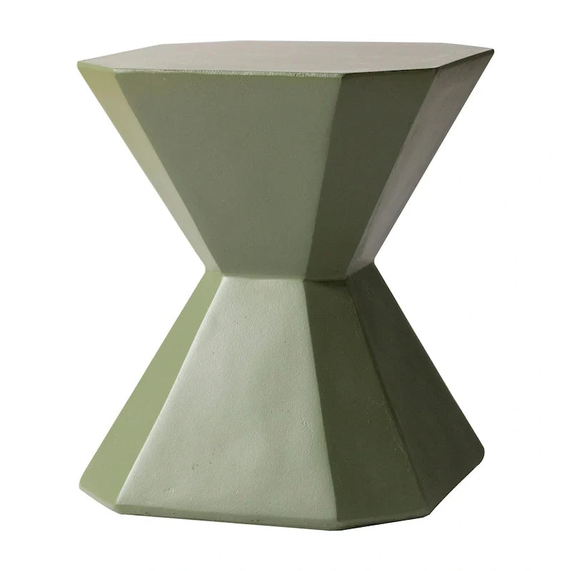 Azure 17-Inch Side Table in Fiberstone Accent End Table for Indoor and Outdoor