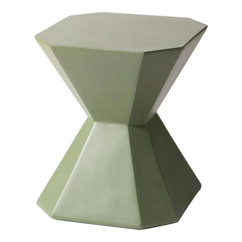 Azure 17-Inch Side Table in Fiberstone Accent End Table for Indoor and Outdoor