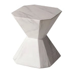 Azure 17-Inch Side Table in Fiberstone Accent End Table for Indoor and Outdoor