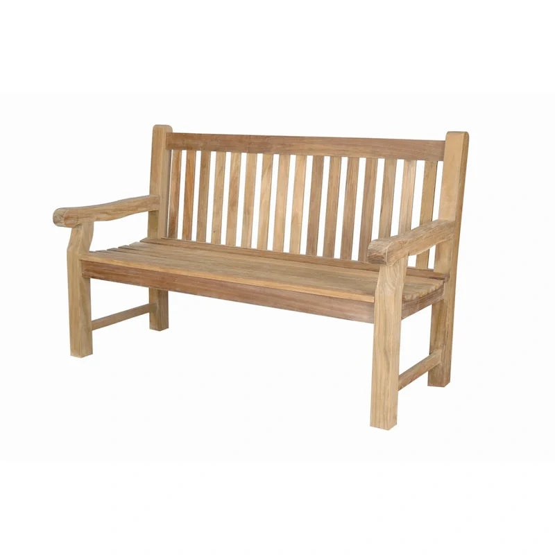 Devonshire Teak Outdoor Bench - N/A